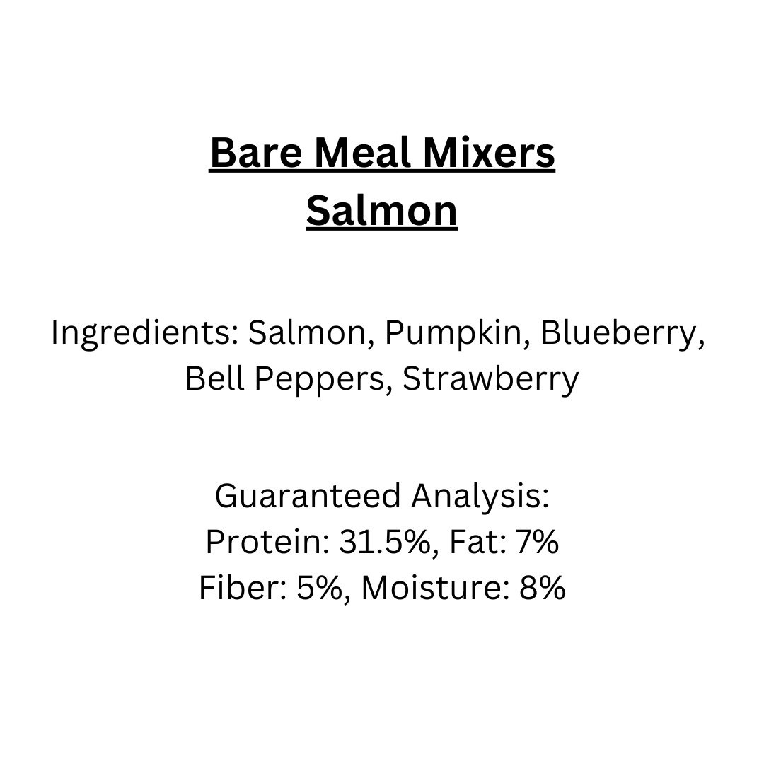 Bare Meal Mixers - Salmon