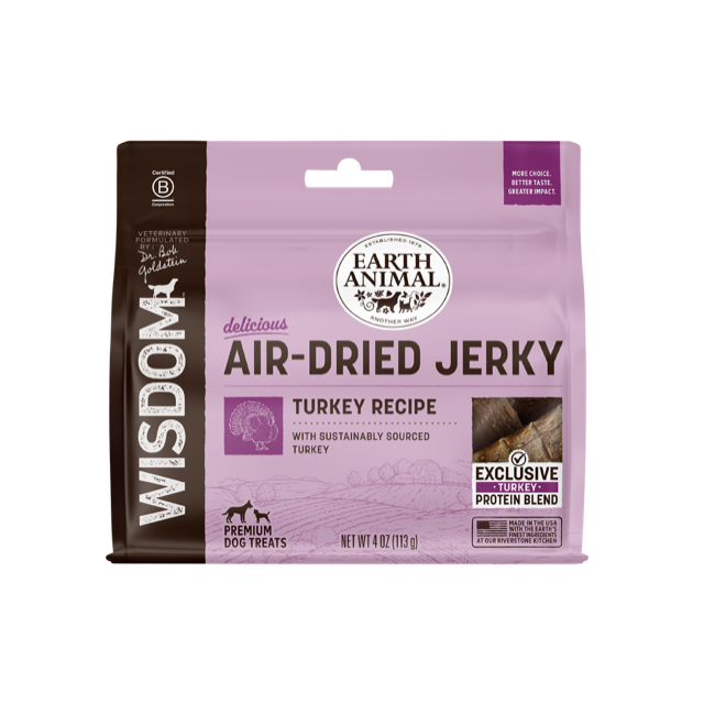 Earth Animal - Air-Dried Wisdom Jerky, Turkey Recipe