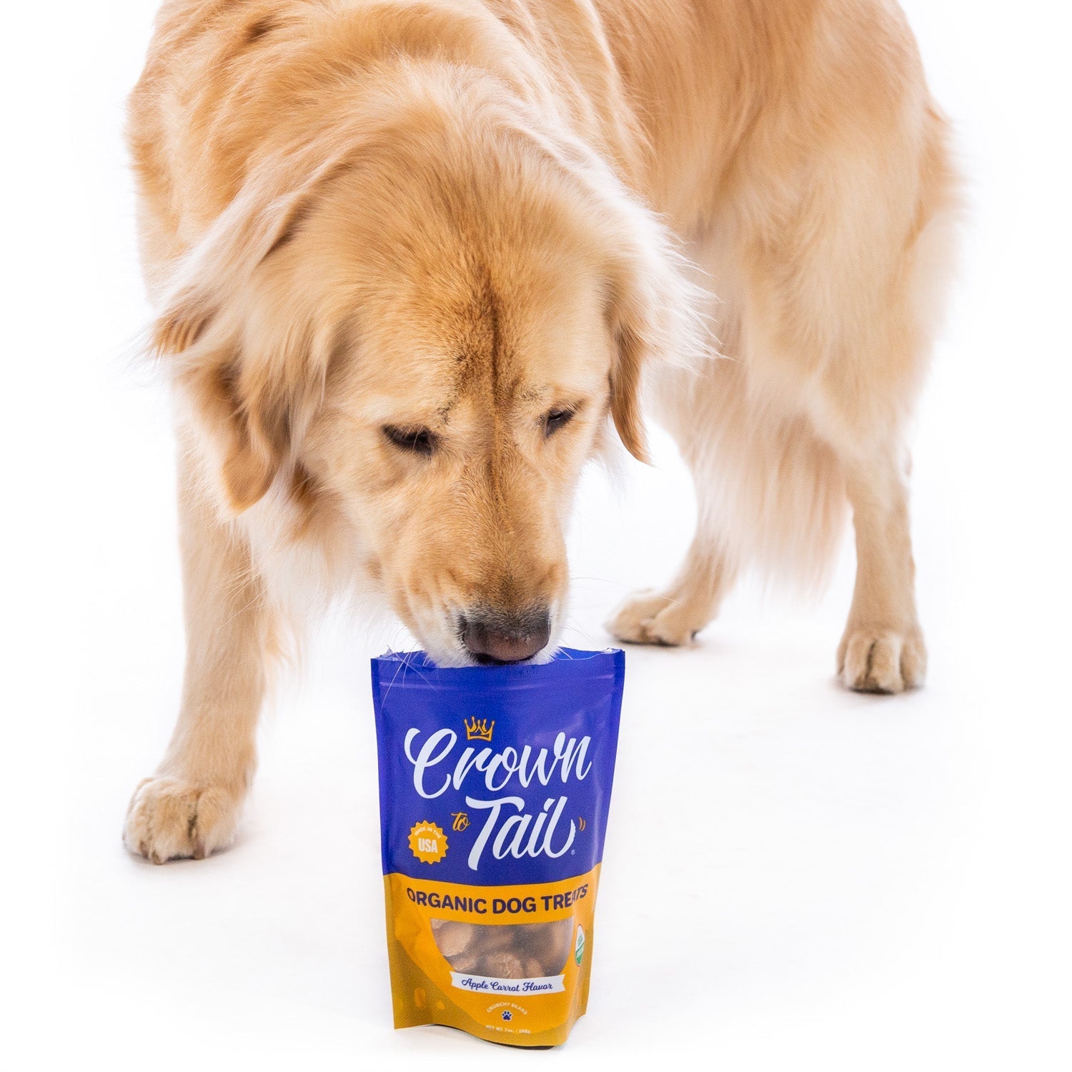 Crown to Tail Organic Apple Carrot Crunchy Dog Treats