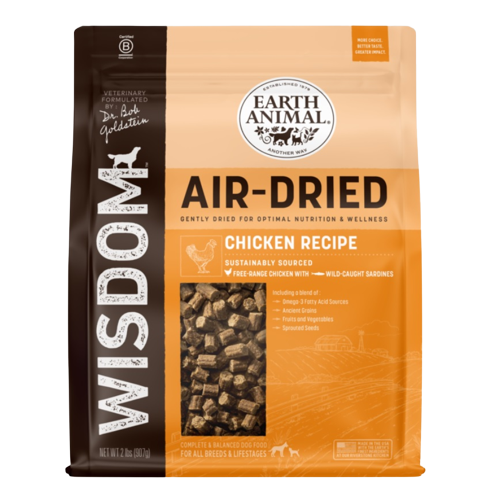 Earth Animal - Air Dried Wisdom Dog Food, Chicken Recipe
