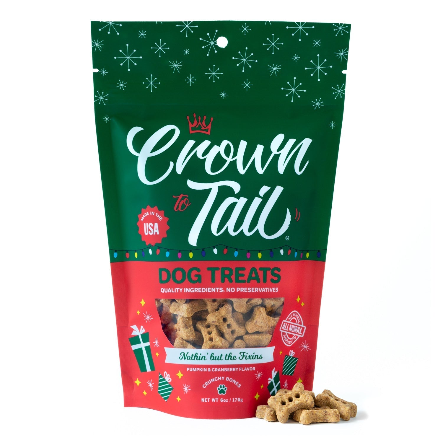 Crown to Tail Nothin' But The Fixins Crunchy Dog Treats