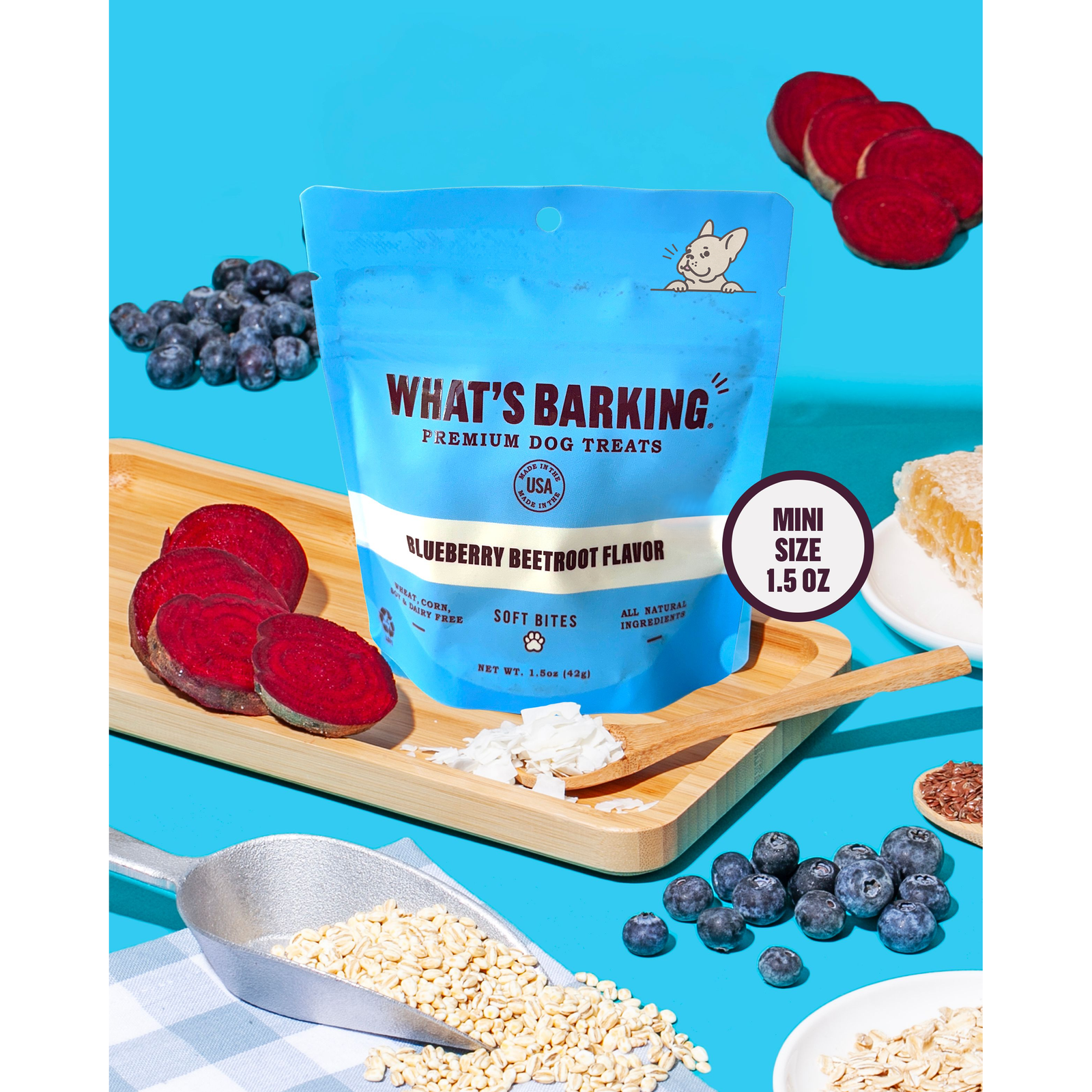 What's Barking - Blueberry Beetroot Dog Treats