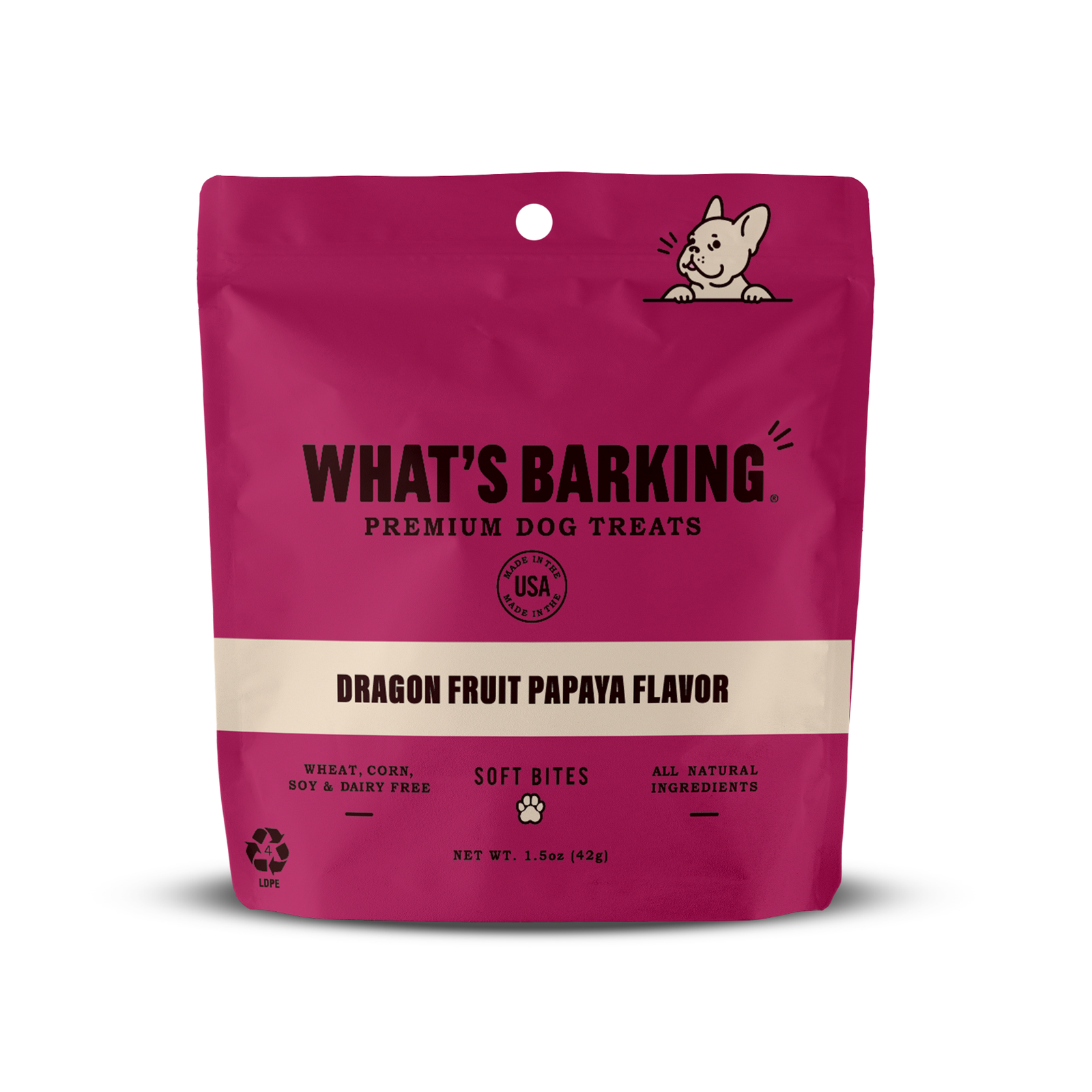What's Barking - Dragon Fruit Papaya Dog Treats