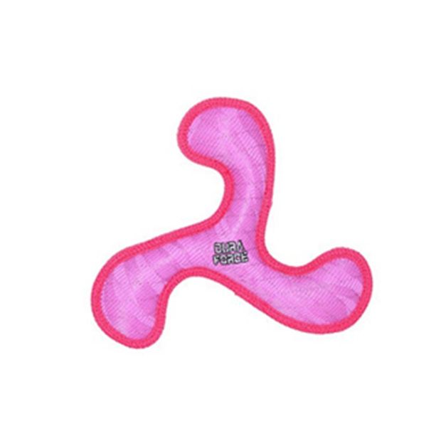 DuraForce Boomerang Tiger Dog Toy - Pink