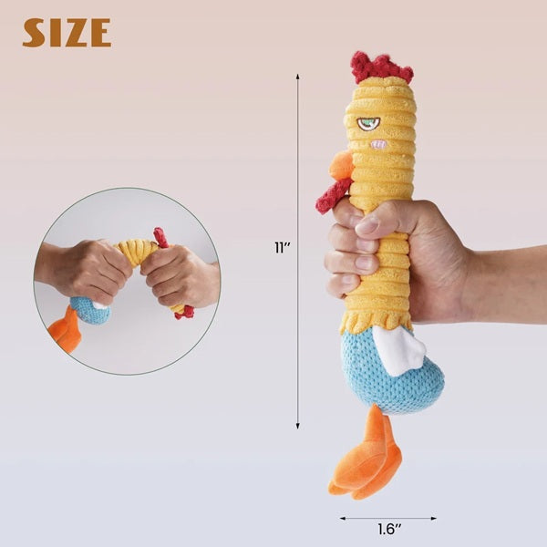 Nocciola - Chicken Lives Twice 3-in-1 Squeaky Dog Toy