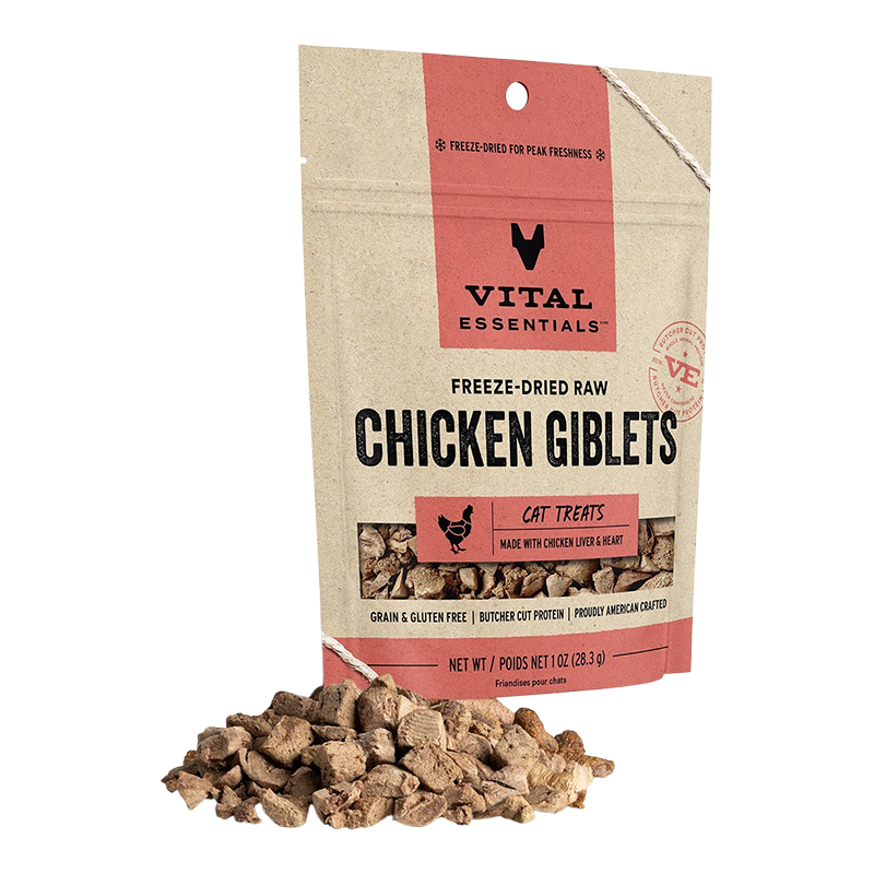 Vital Essentials Freeze-Dried Chicken Giblets