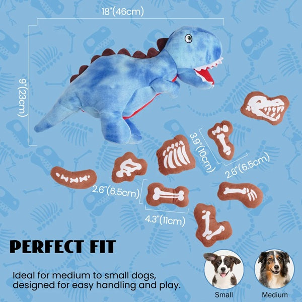 Nocciola - Dinosaur Puzzle Dog Toy