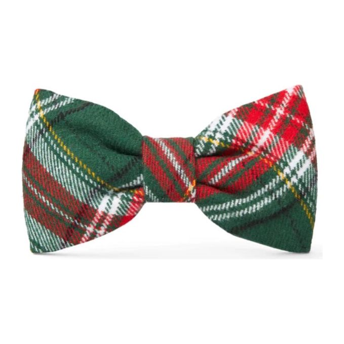 The Foggy Dog - Holly Jolly Flannel Bow Tie