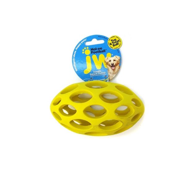JW Pet - Hol-ee Yellow Football - Mini
