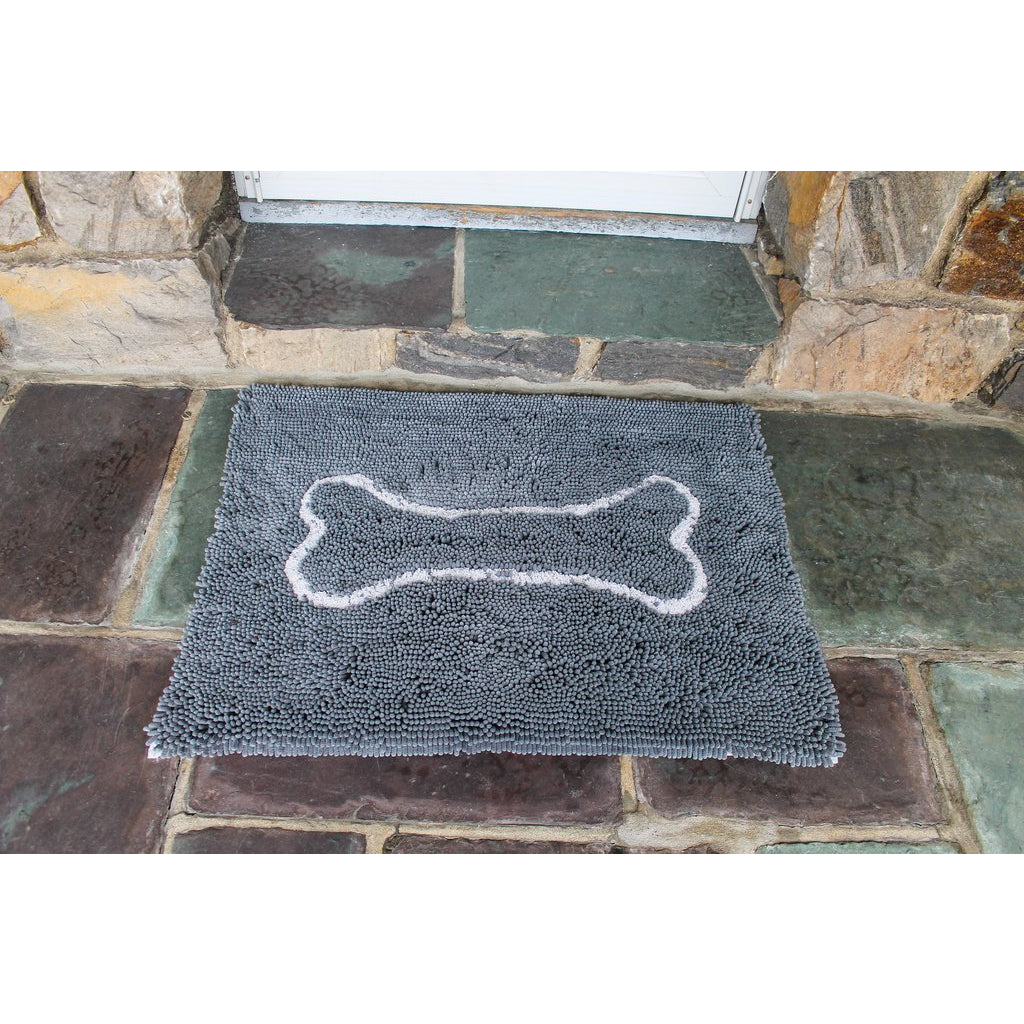Soggy Doggy - Super Absorbent Doormat, Large, Grey