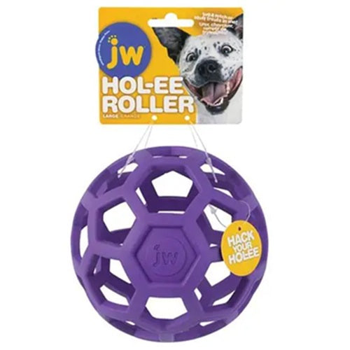 JW Pet - Hol-ee Roller Ball Dog Toy - Colors Vary