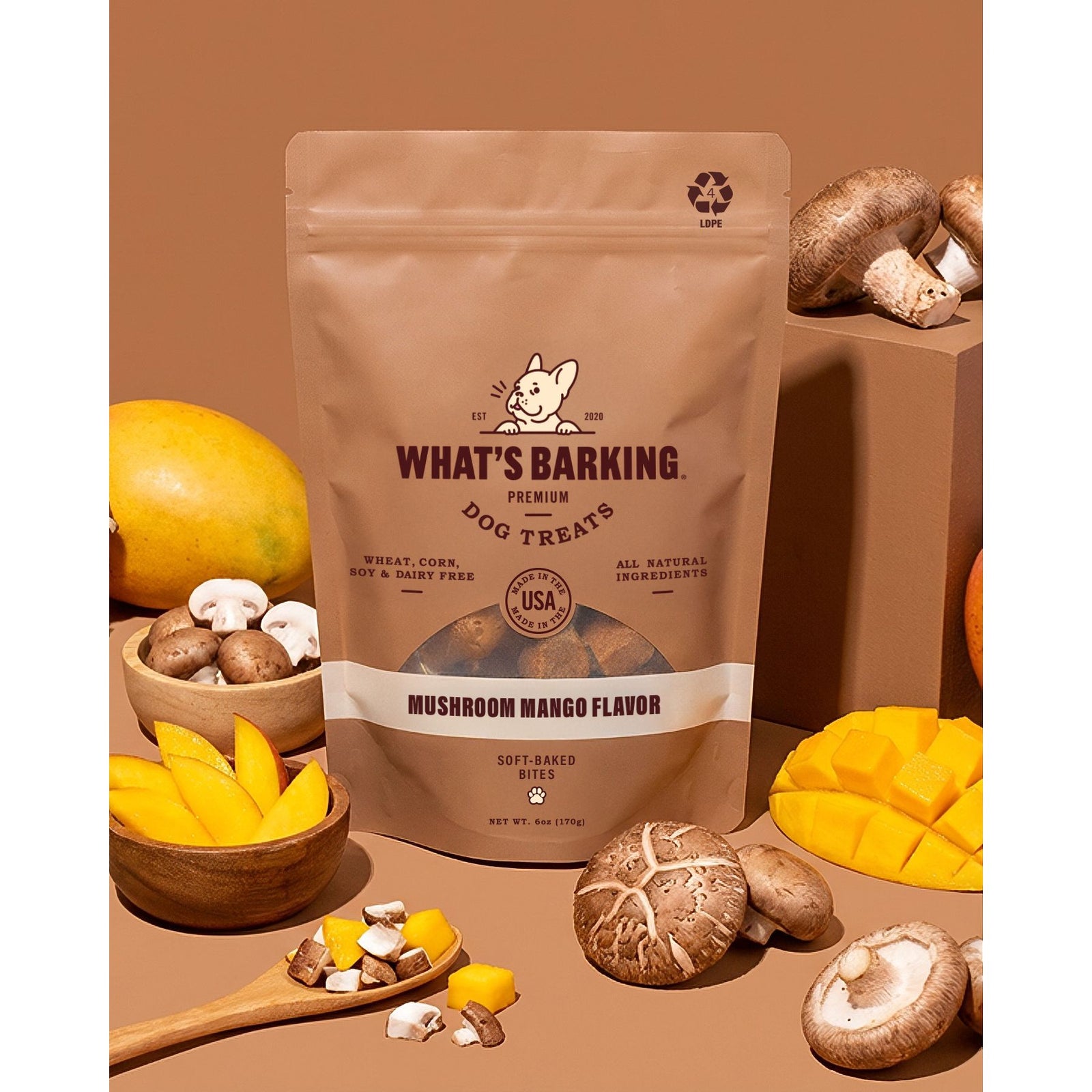 What's Barking - Mushroom Mango Dog Treats