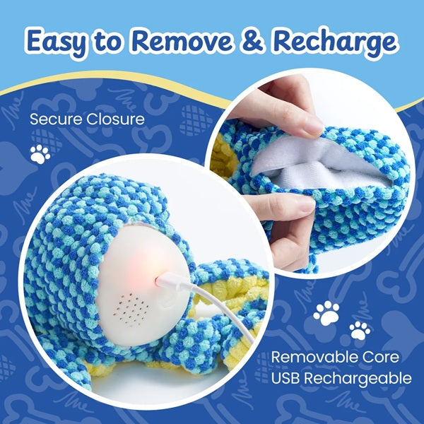 Nocciola - Bouncing Octopus Dog Toy