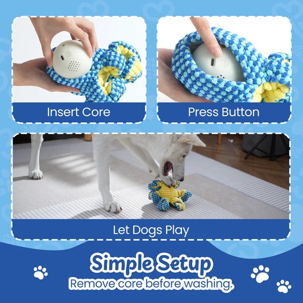 Nocciola - Bouncing Octopus Dog Toy