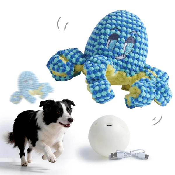 Nocciola - Bouncing Octopus Dog Toy
