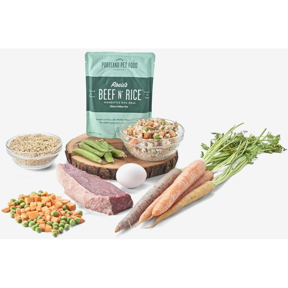 Portland Pet Food Company - Gluten Free Rosie's Beef N' Rice Meal