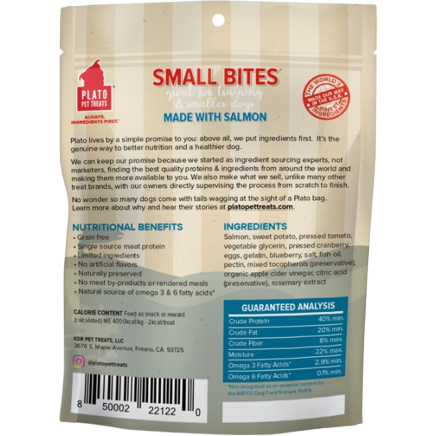Plato Pet Treats - Salmon Small Bites