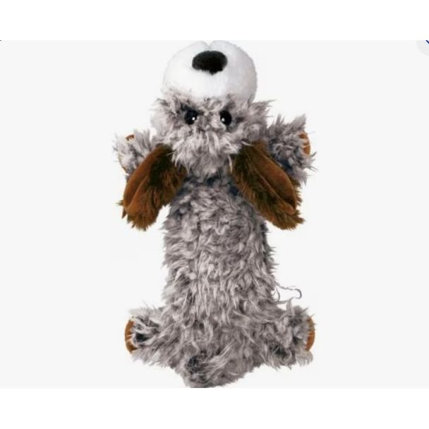 KONG Scruffs - Low Stuff Dog - Squeak & Crinkle Dog Toy