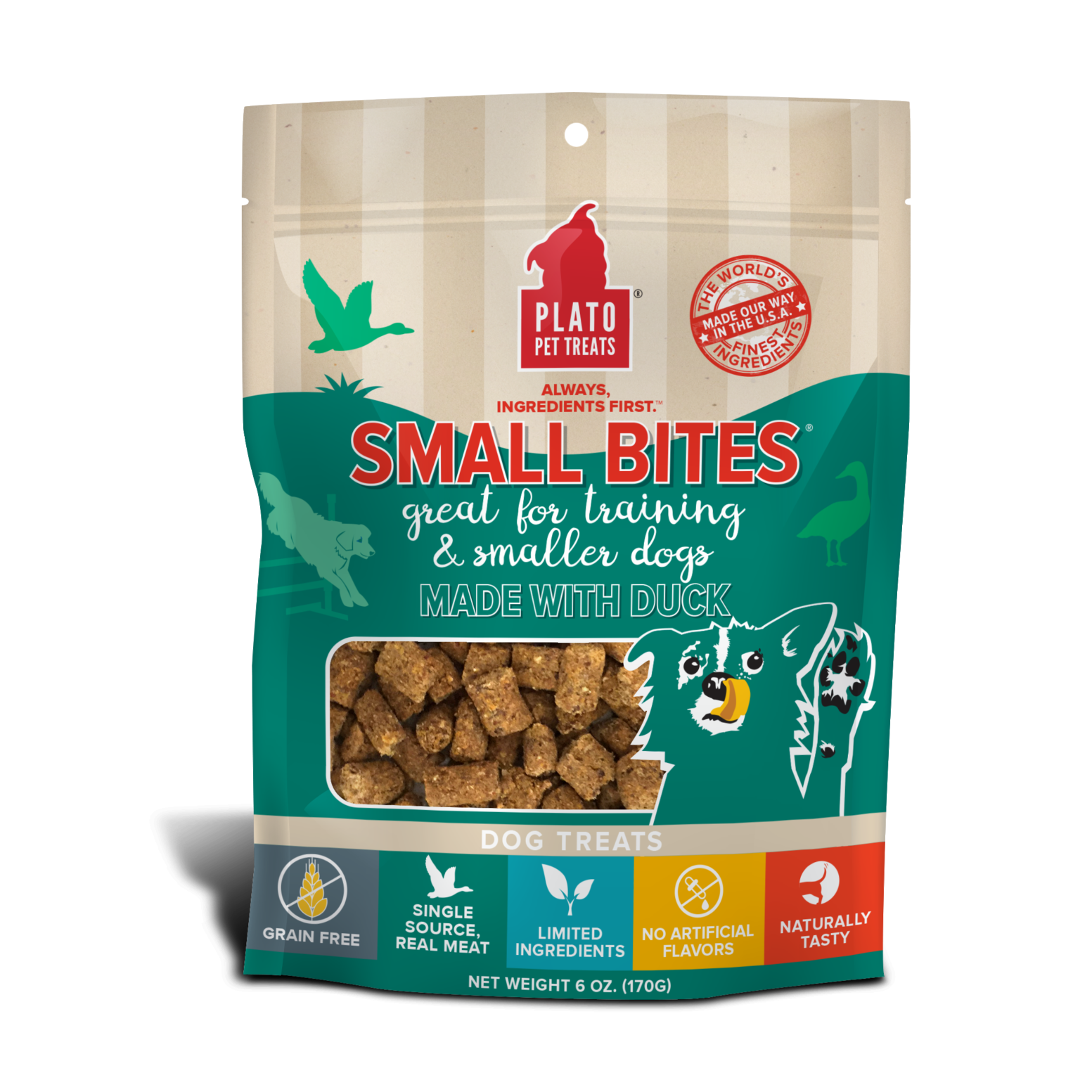 Plato Pet Treats - Duck Small Bites