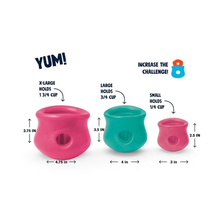 West Paw - Zogoflex Limited Edition Toppl Dog Toy, Geranium Pink