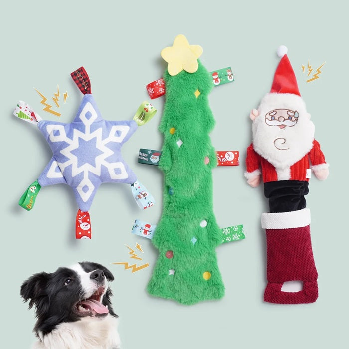 Nocciola - Christmas Toy Set - Snowflake, Santa & Christmas Tree