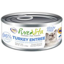 PureVita - Grain Free Turkey & Turkey Liver Cat Food
