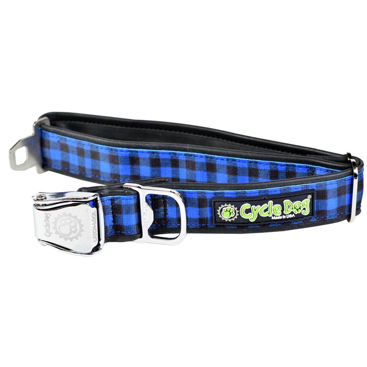 Cycle Dog - Blue Plaid Collar