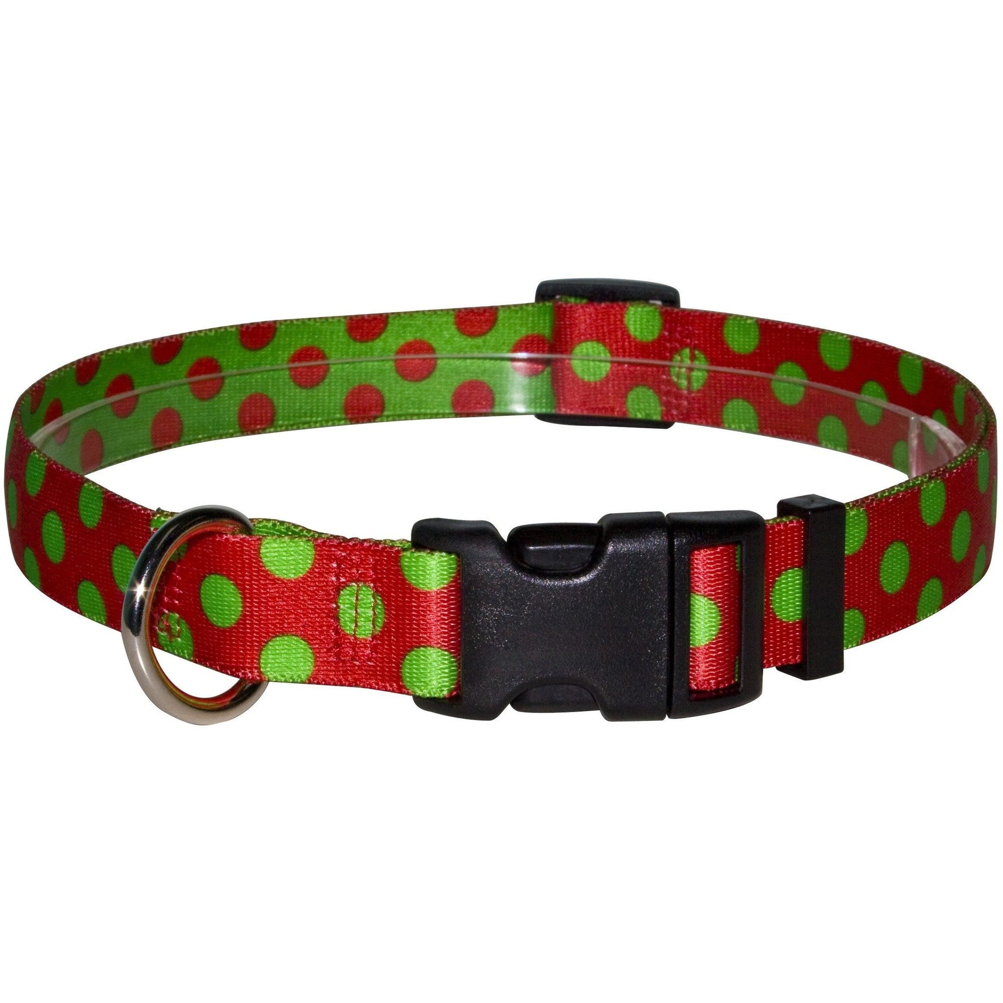 Yellow Dog Design - Holiday Christmas Polka Dot Cat Collar