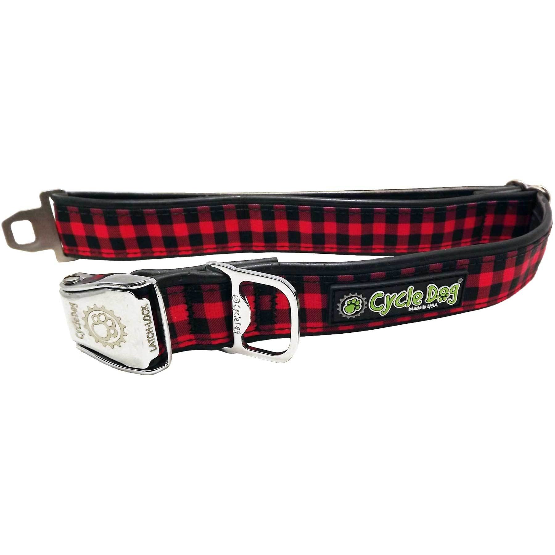 Cycle Dog - Red Plaid Collar