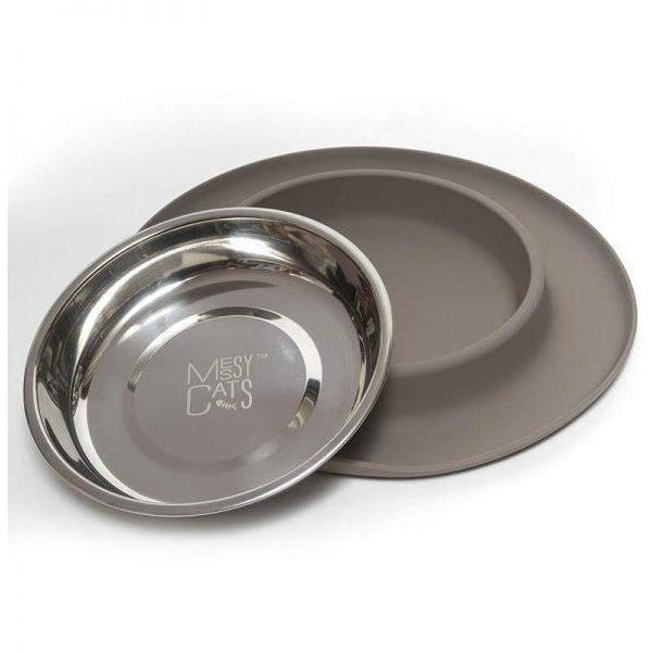 Messy Cats - Stainless Steel Cat Feeder