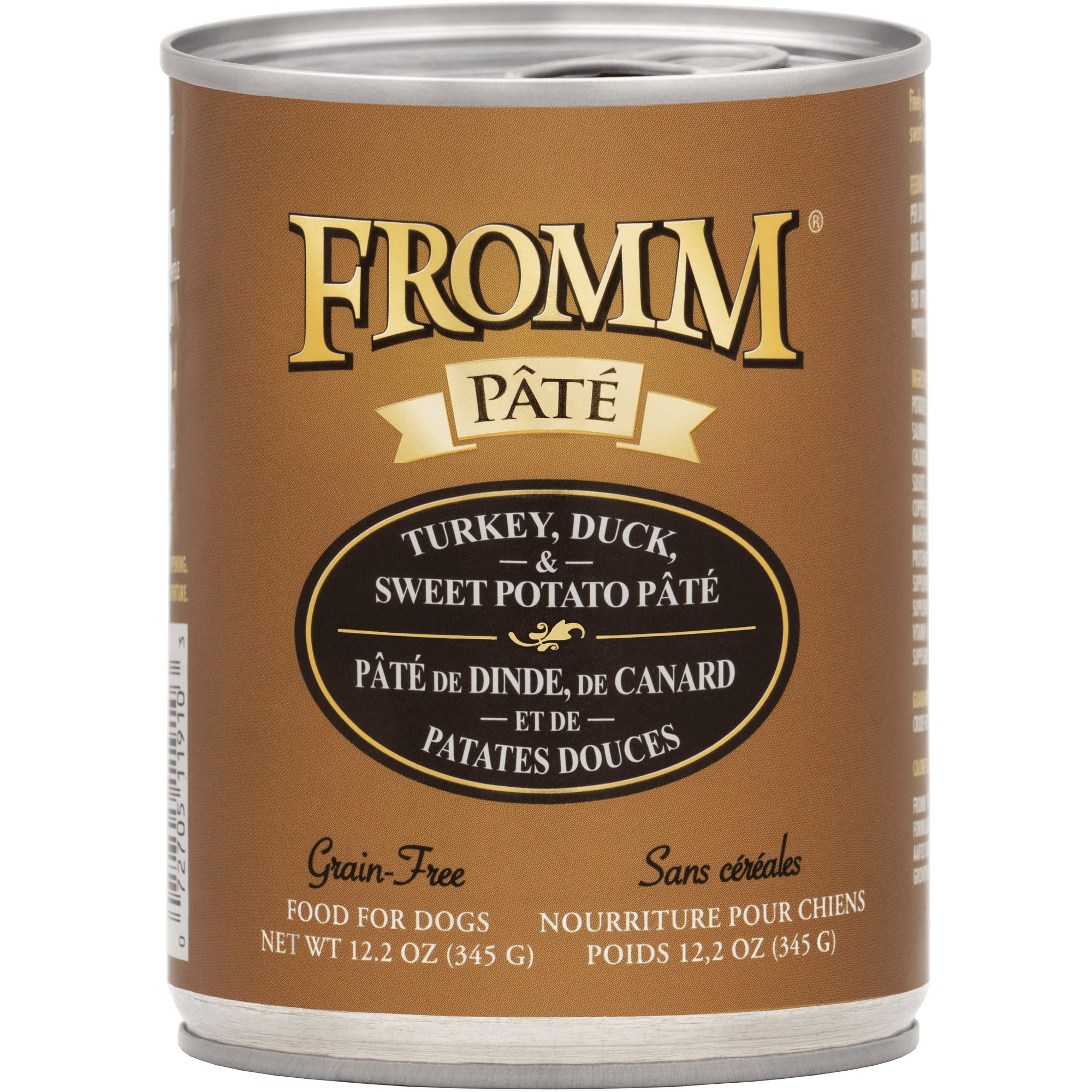 Fromm Dog Food - Grain Free Turkey, Duck & Sweet Potato Pate