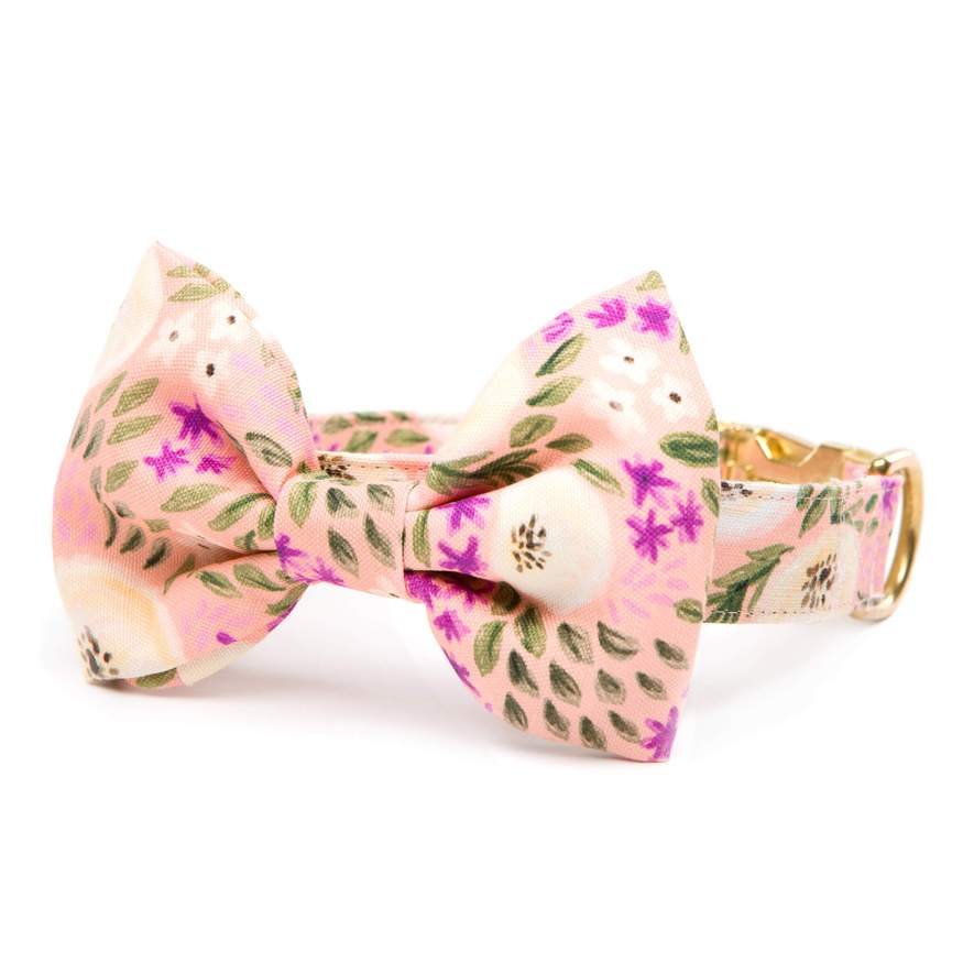 The Foggy Dog - Harper Floral Bow Tie & Collar Set