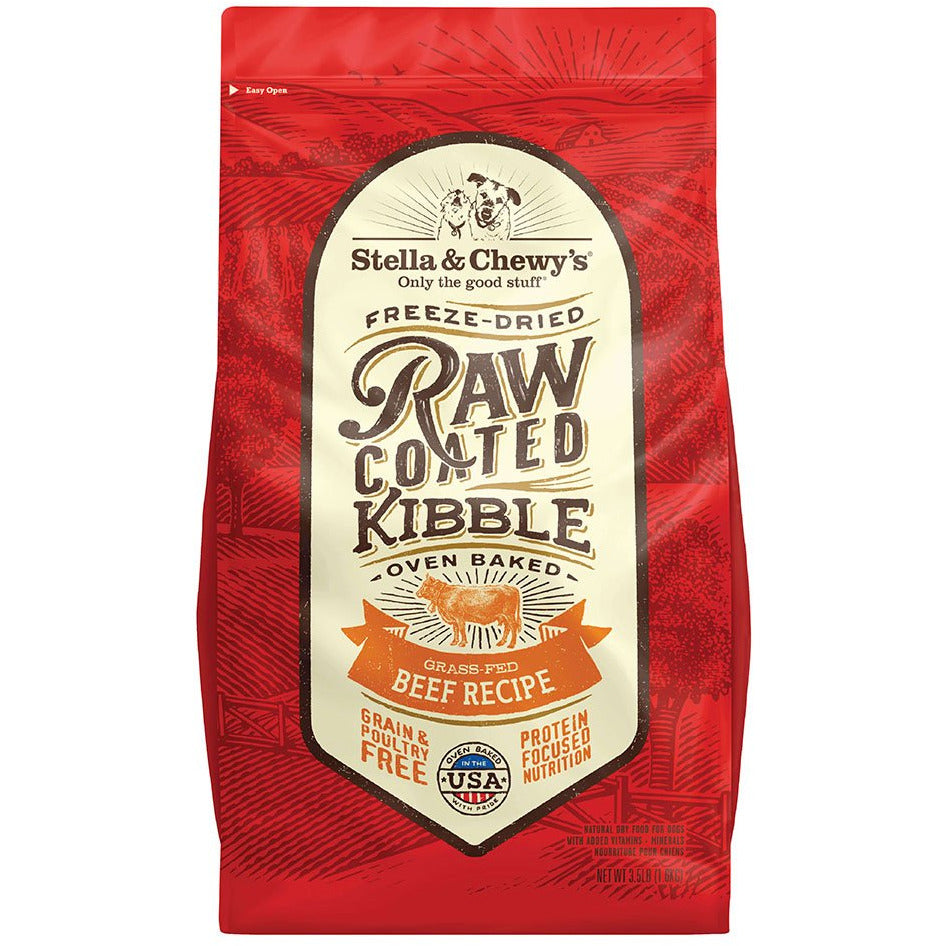 Stella & Chewy's - Raw Coated Kibble, Grass-Fed Beef