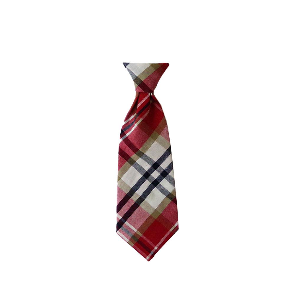 Huxley & Kent - Red Madras Long Tie