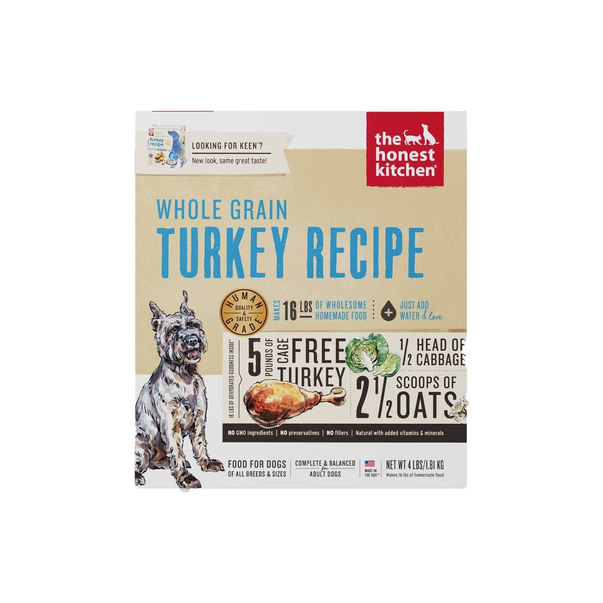 The Honest Kitchen - Whole Grain Turkey Dehydrated - Dog Food