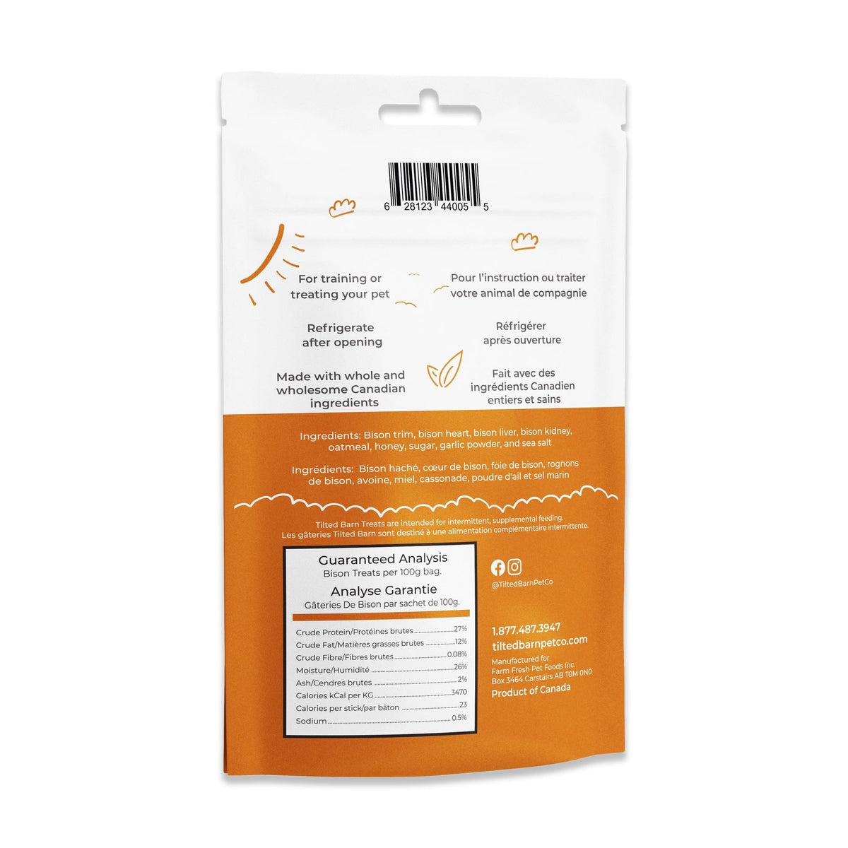 Tilted Barn - Bison Treats