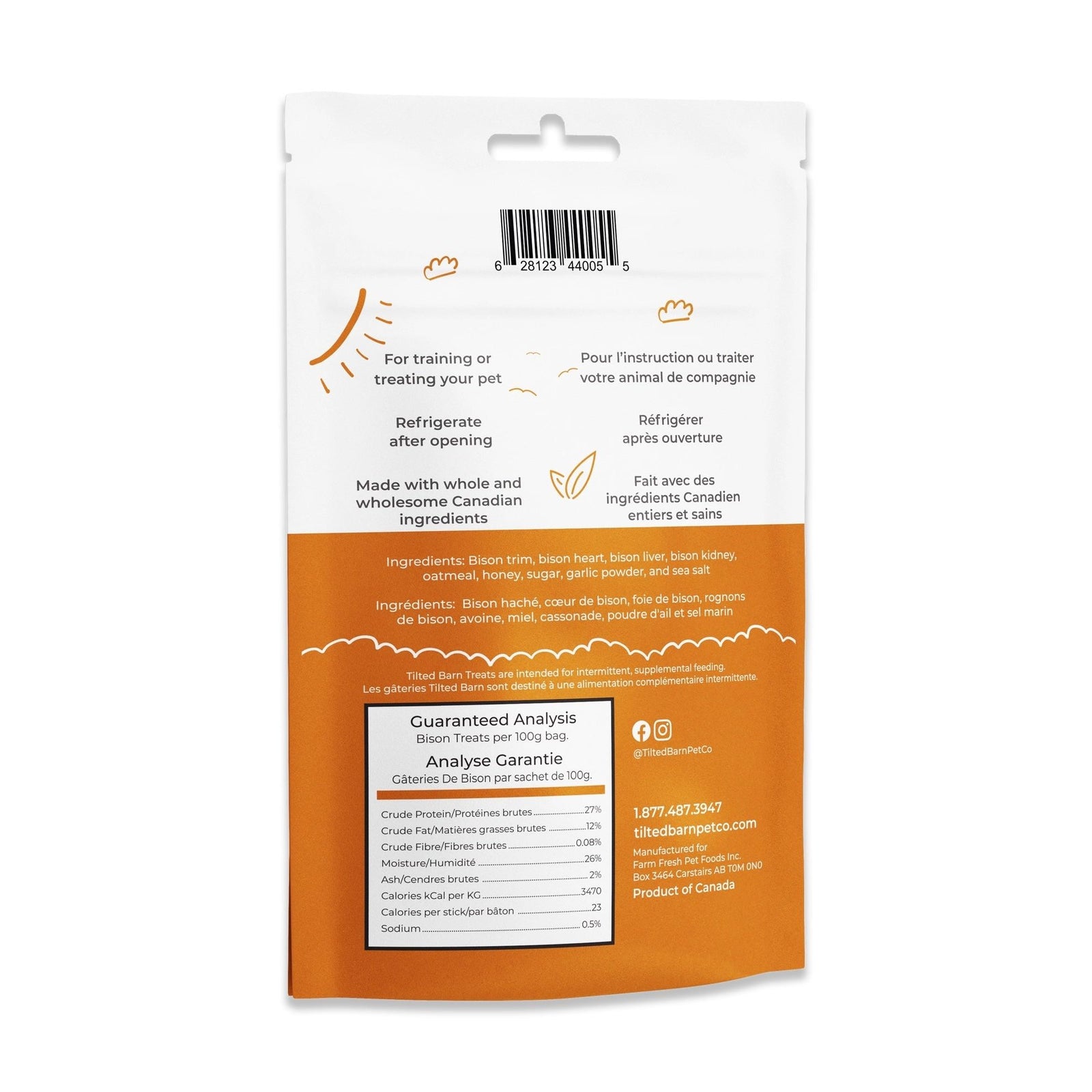 Tilted Barn - Bison Treats