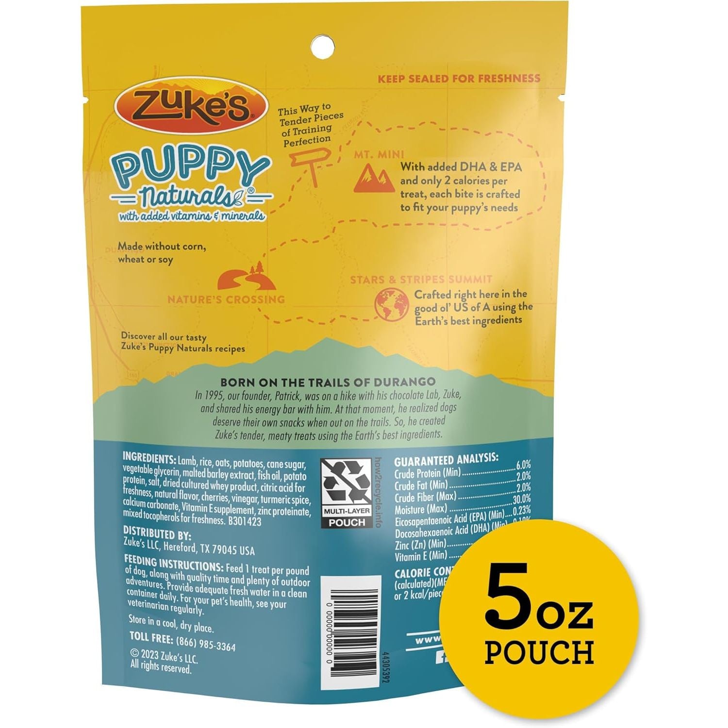 Zuke's Mini Puppy Naturals - Lamb
