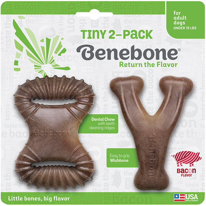 Benebone Tiny 2-Piece Chew Toy