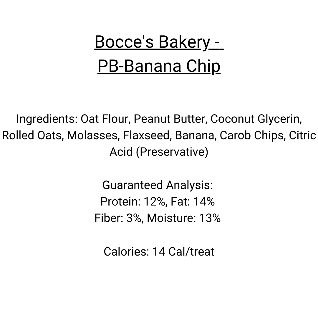 Bocce&#39;s Bakery - Peanut Butter Banana Chip