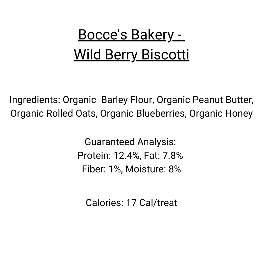 Bocce&#39;s Bakery - Wild Berry Biscotti Biscuits