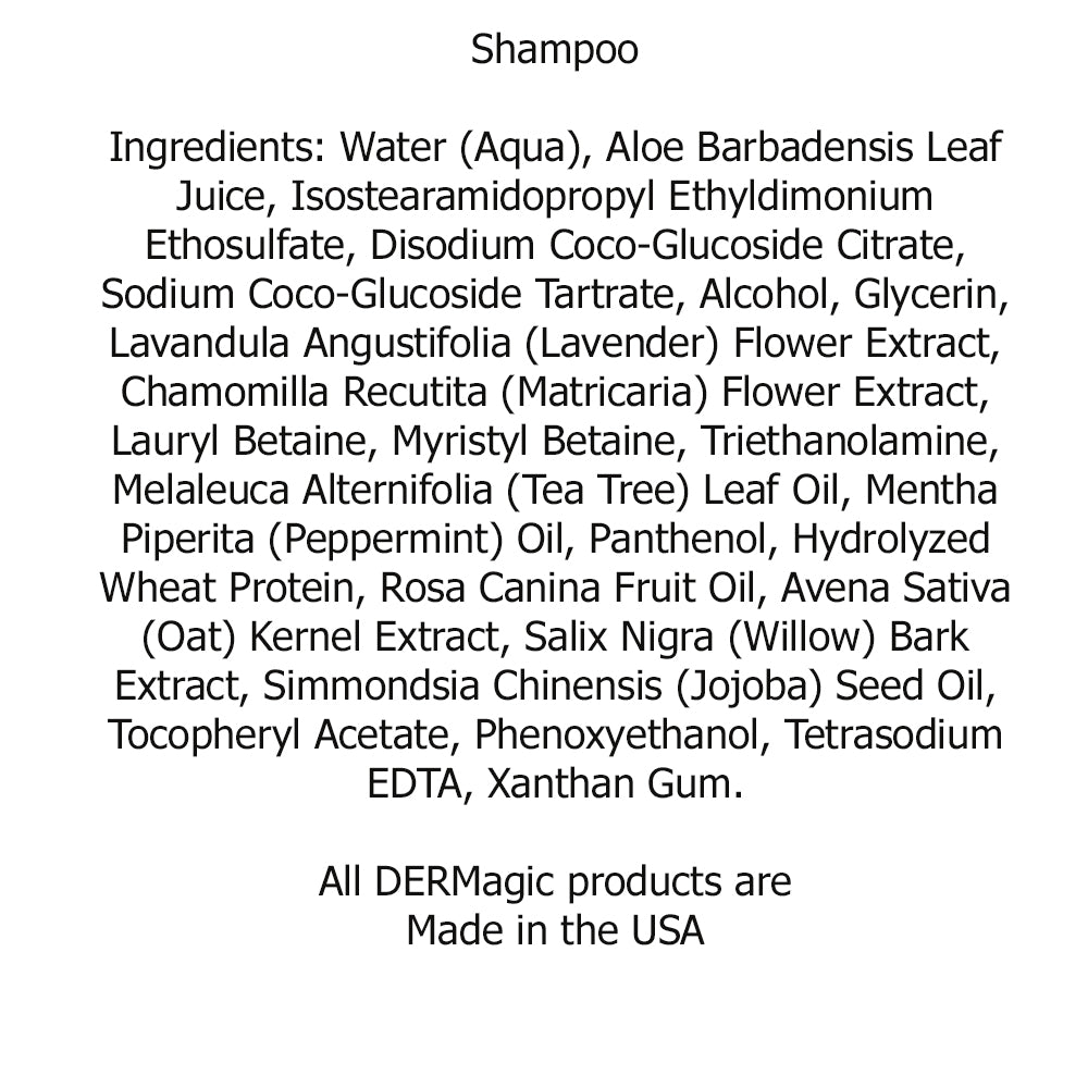 DERMagic - Peppermint &amp; Tea Tree Oil Shampoo or Conditioner 12oz