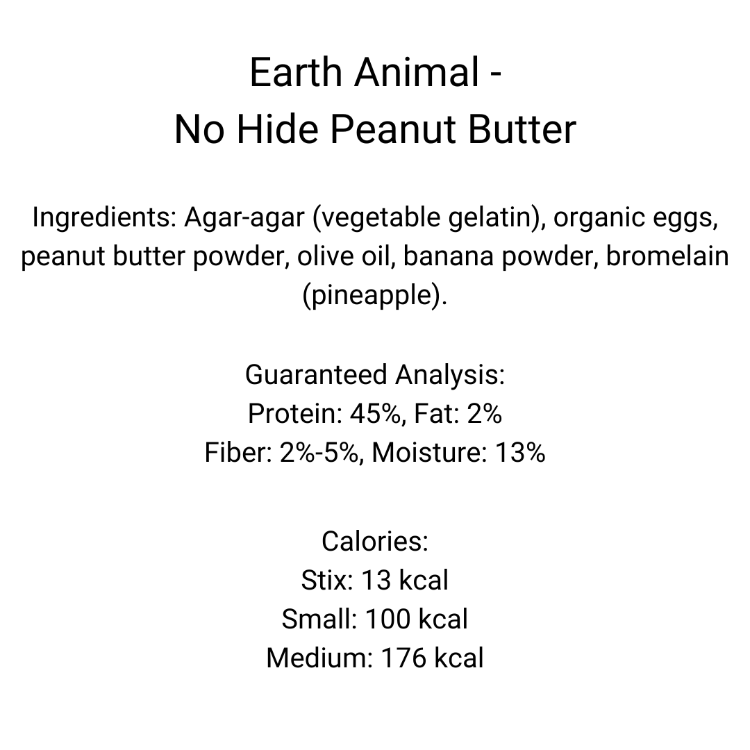 Earth Animal - No Hide Peanut Butter
