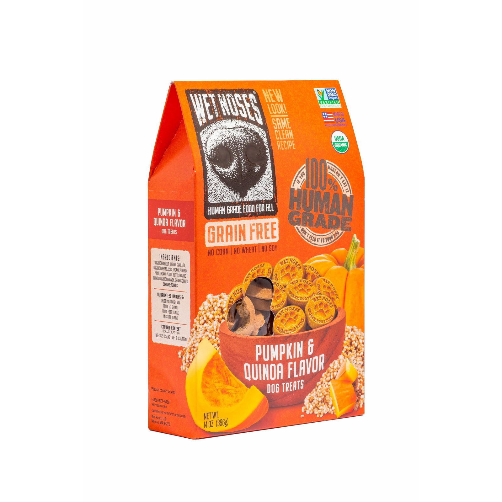 Wet Noses - Grain Free Pumpkin & Quinoa Treats 14oz
