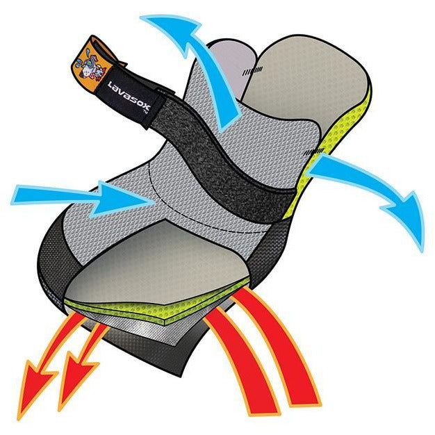 LavaSox - Summer Dog Boots, Citrine