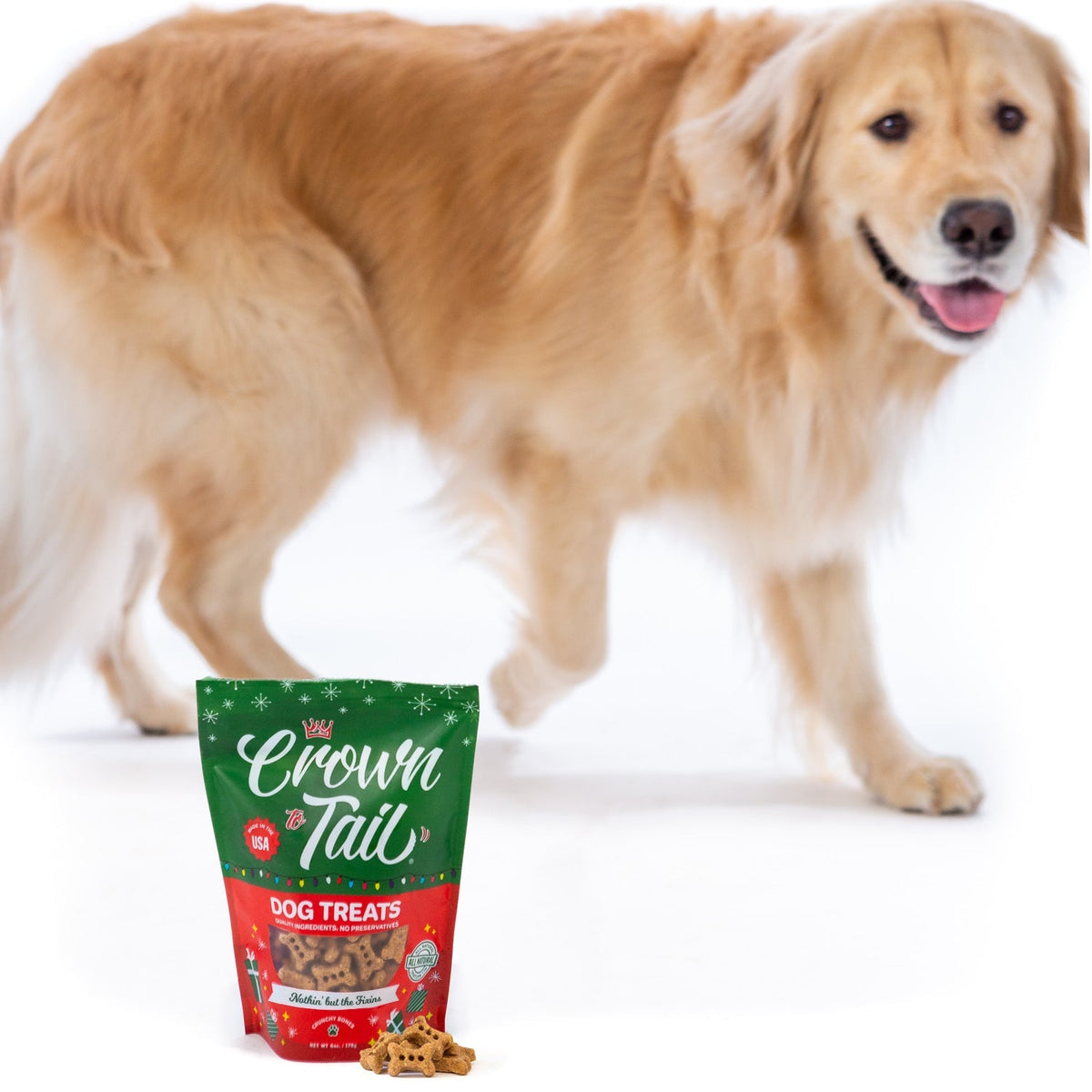 Crown to Tail Nothin&#39; But The Fixins Crunchy Dog Treats