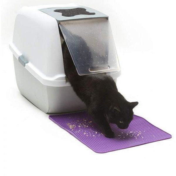 Messy Mutts - Silicone Litter Mat - Purple