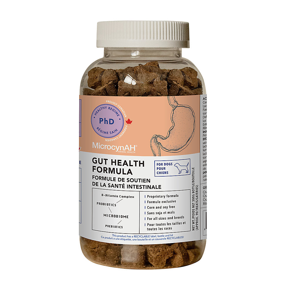 MicrocynAH - Gut Health Formula Soft Chews for Dogs