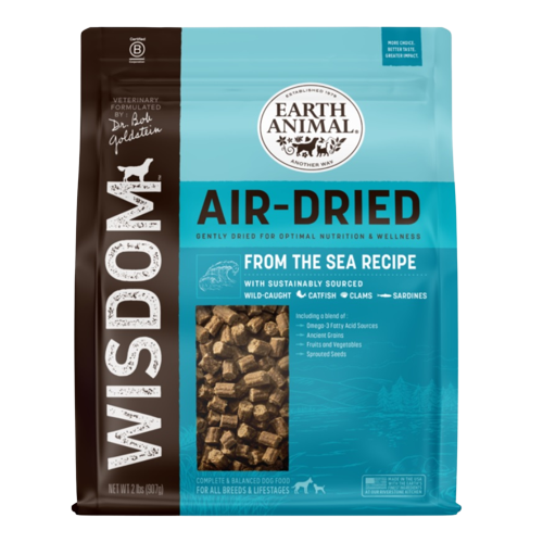 Earth Animal - Air Dried Wisdom Dog Food, From the Sea Recipe
