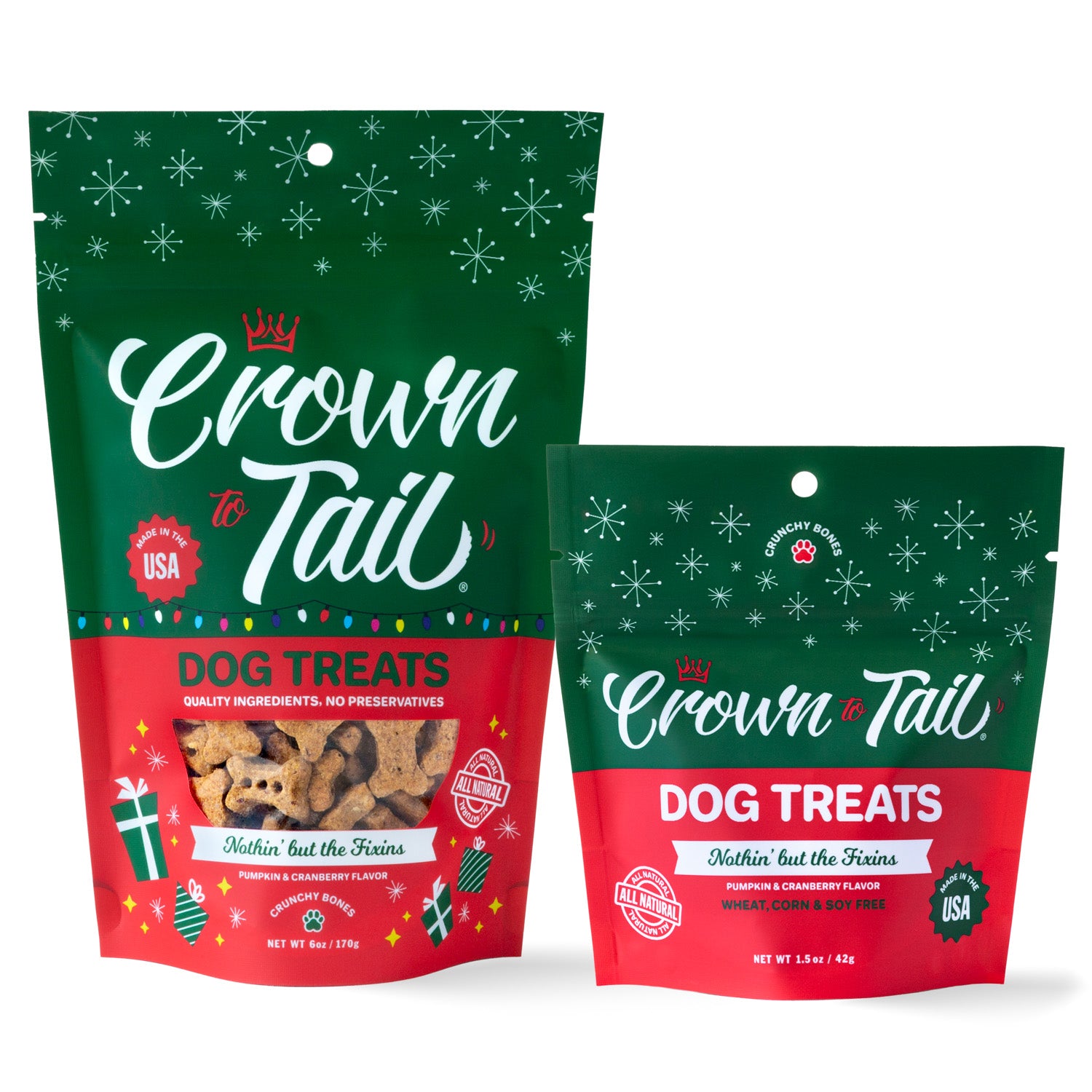 Crown to Tail Nothin' But The Fixins Crunchy Dog Treats